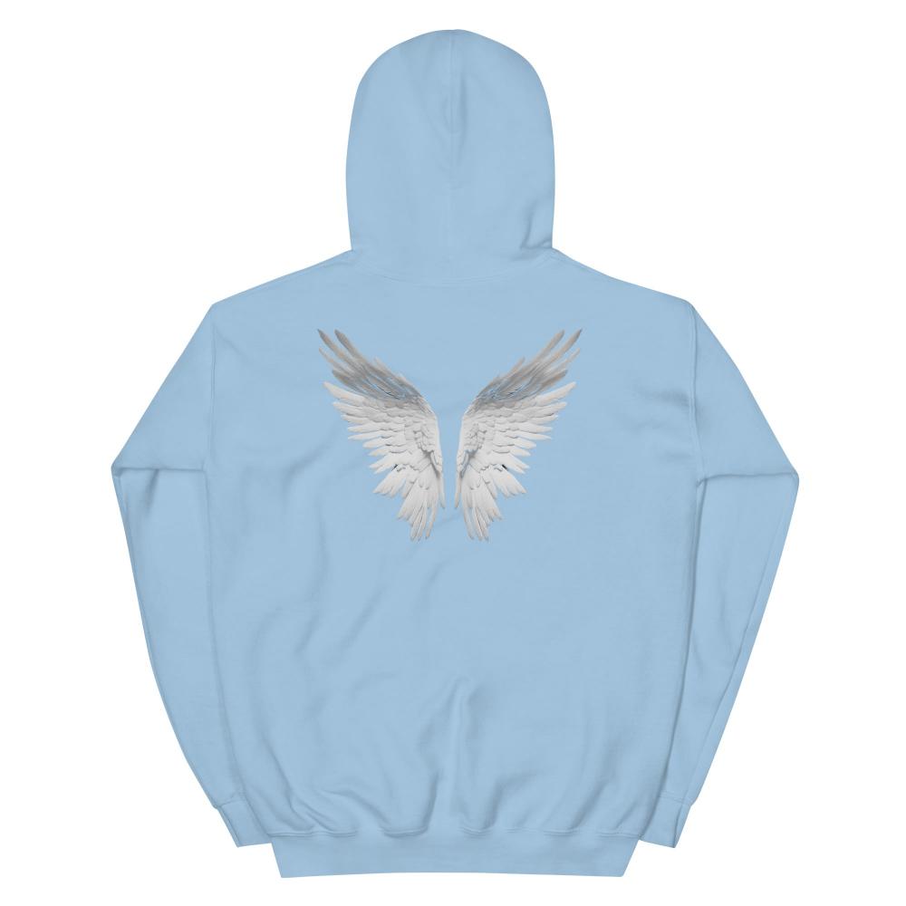 Savior Self Angel Wings Hoodie - Light Blue Color - https://ascensionemporium.net